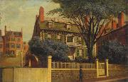 Charles Furneaux The Hancock House china oil painting artist